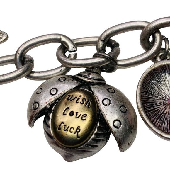 Cracker Barrel Silver/Gold Inspirational Bracelet - Picture 8 of 12